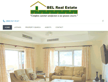 Tablet Screenshot of belrealestate.com
